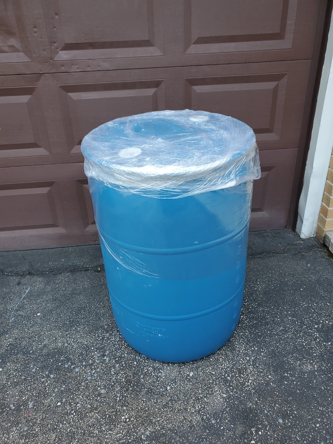 Blue 55 Gallon Plastic Drum - photo 2