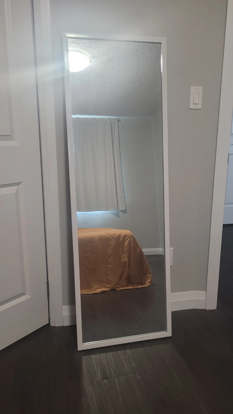 Full Length Standing Mirror - White Frame