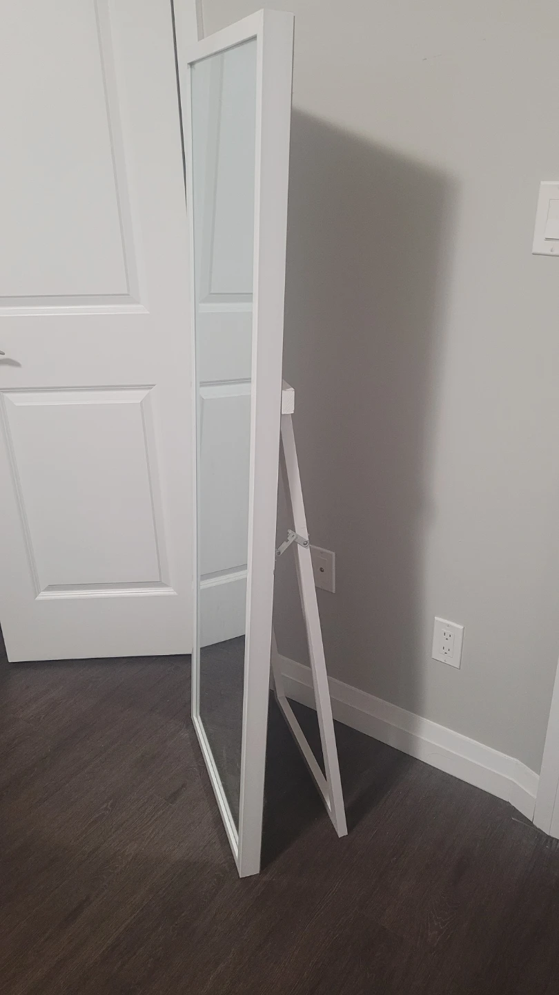 Full Length Standing Mirror - White Frame - photo 2