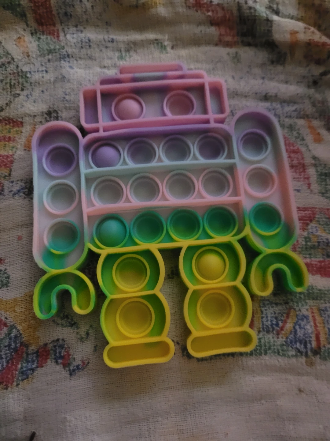 Robot fidget pop it toy
