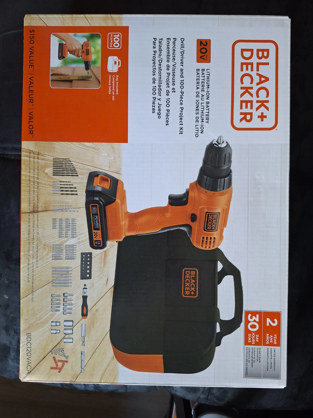 Black+Decker 20V MAX Lithium-Ion Drill/Driver