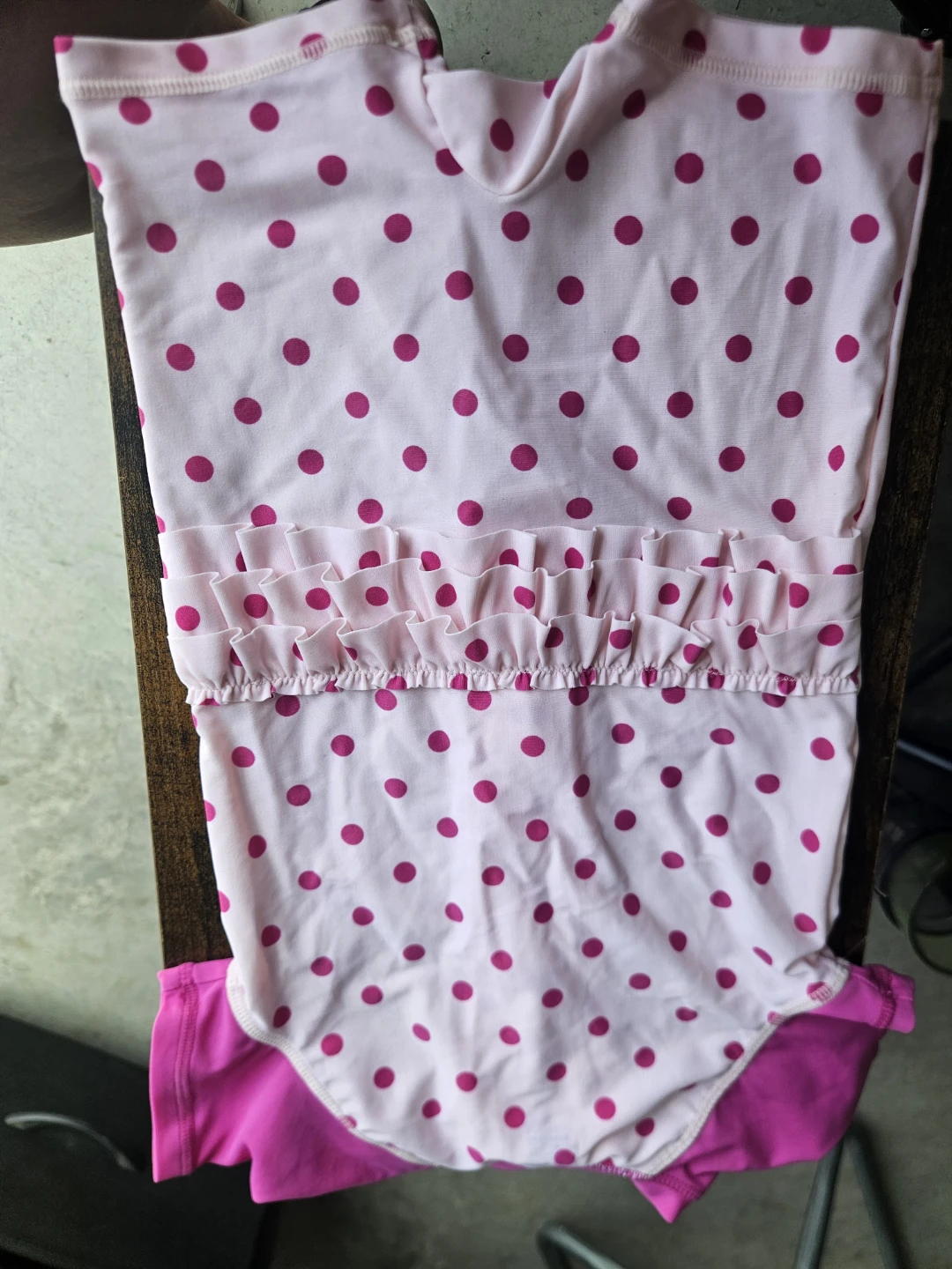 Baby Gap Pink Polka Dot Swimsuit 6-12 Months - photo 4