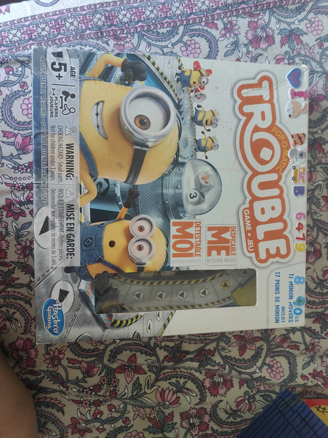 Despicable Me Trouble Pop-O-Matic Game