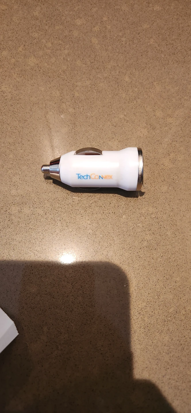 TechCONNex White Car Charger