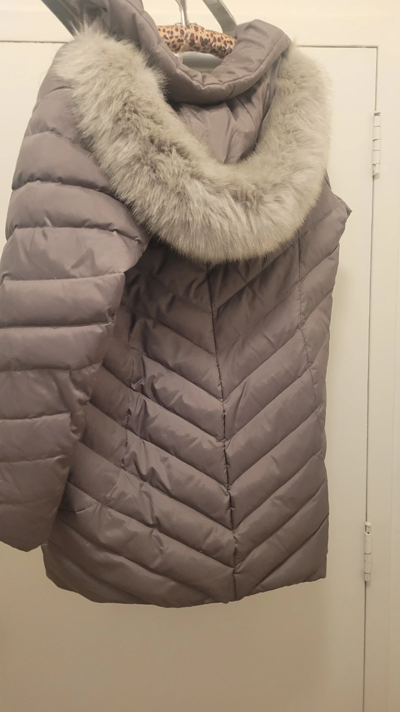 Anne Klein Puffer Coat with Fur Trim Hood - photo 5
