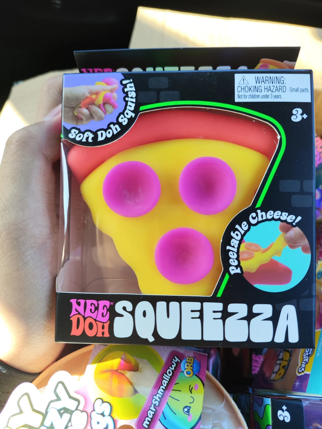 Nee Doh Squeezza Pizza Squishy Toy
