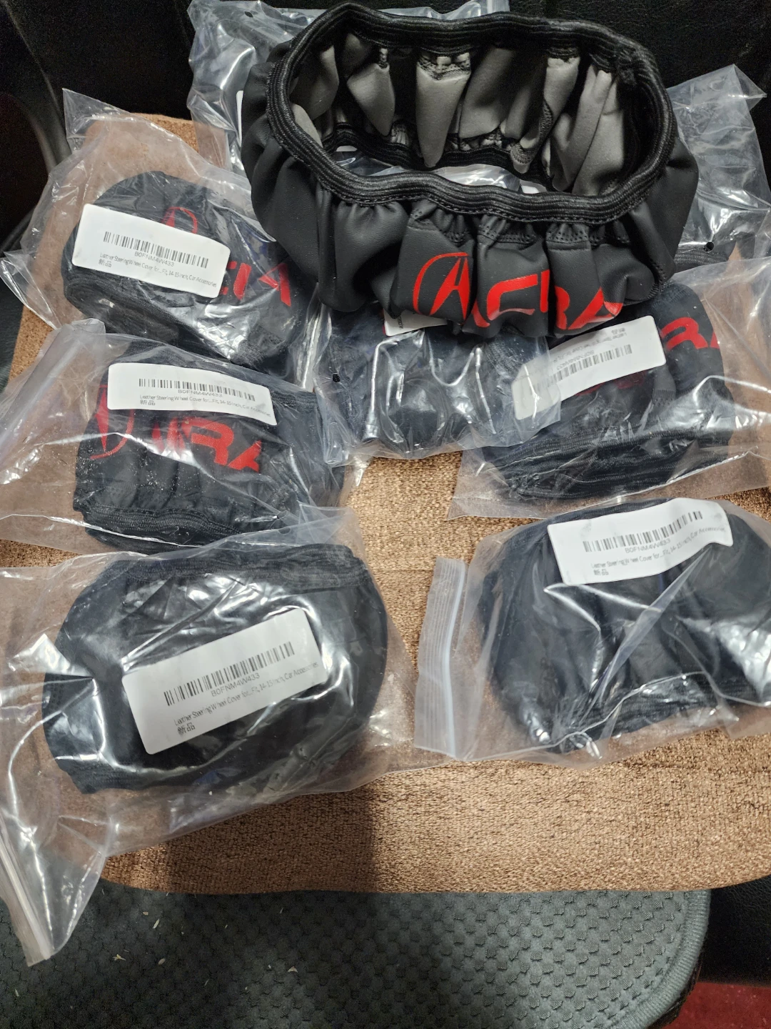 Acura Leather Steering Wheel Covers - Set of 7 - photo 3
