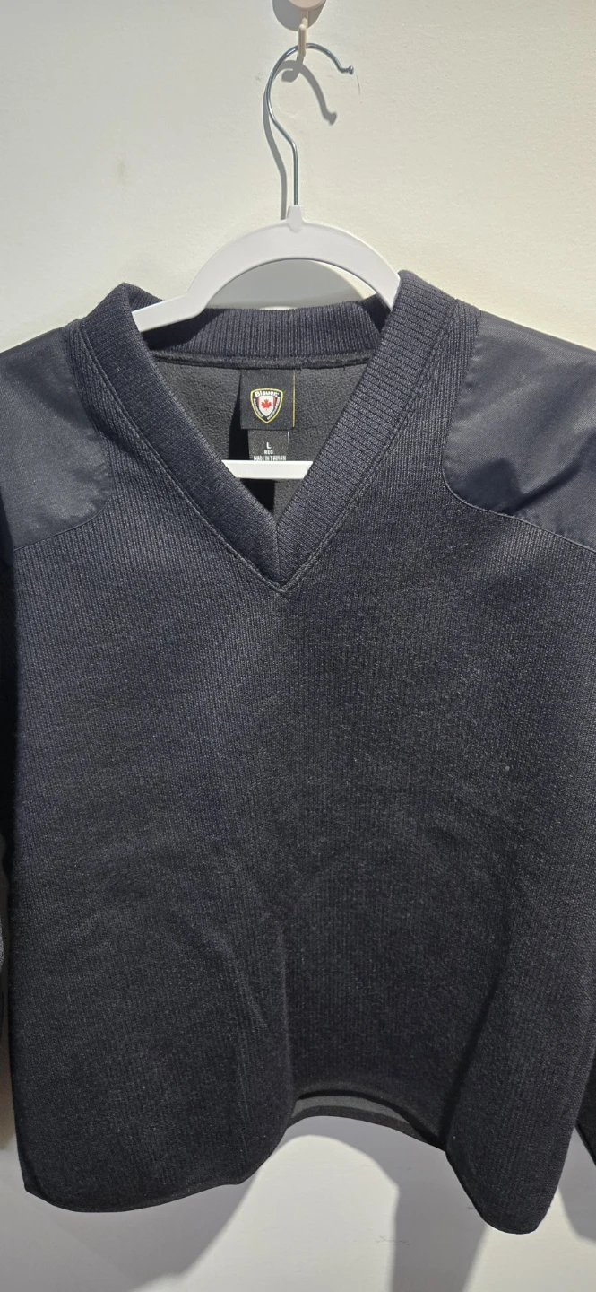 Black V-Neck Sweater - Size L - photo 3