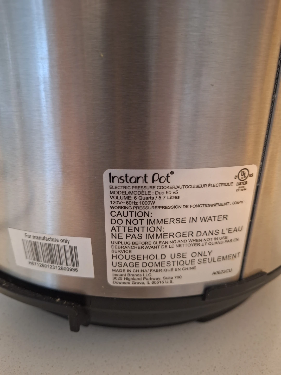 Instant Pot Duo 6 Quart Electric Pressure Cooker - photo 3