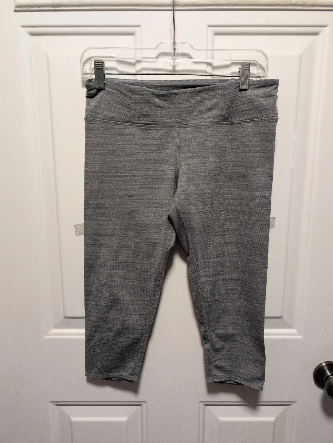 Tuff Athletics Grey Capri Leggings