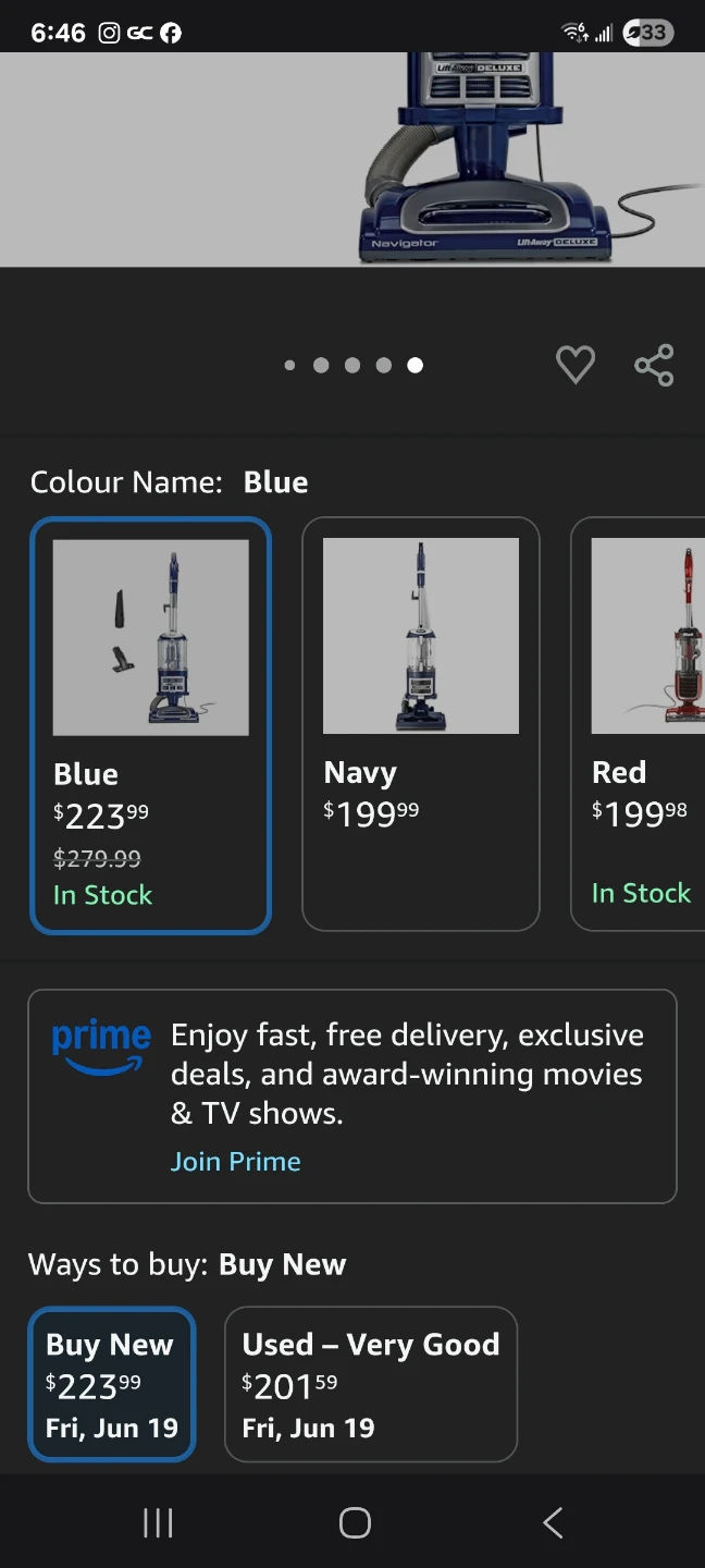 Shark Navigator Lift-Away Deluxe Upright Vacuum Cleaner - Blue - photo 5