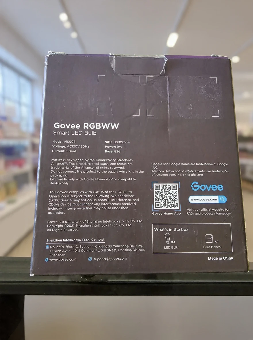 New Geovee 6 Pack RGB Light Bulbs - photo 2