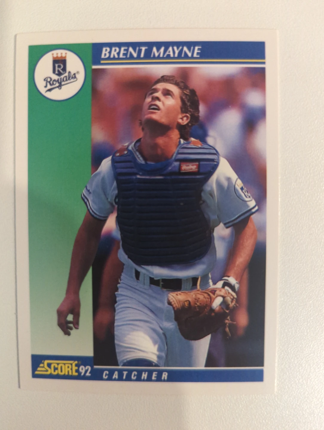 ⚽ 1992 Score Baseball Card - Brent Mayne