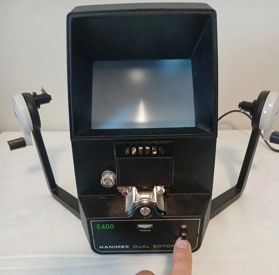 Hanimex E-400 Dual Film Editor Viewer Super 8mm - photo 2