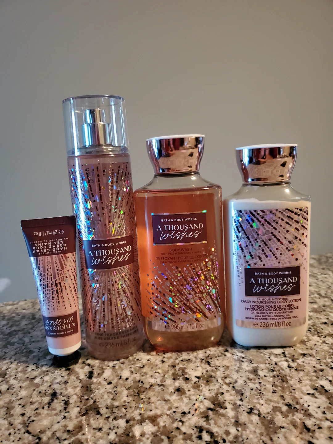 BRAND NEW! Bath & Body Works A Thousand Wishes Body Care Set