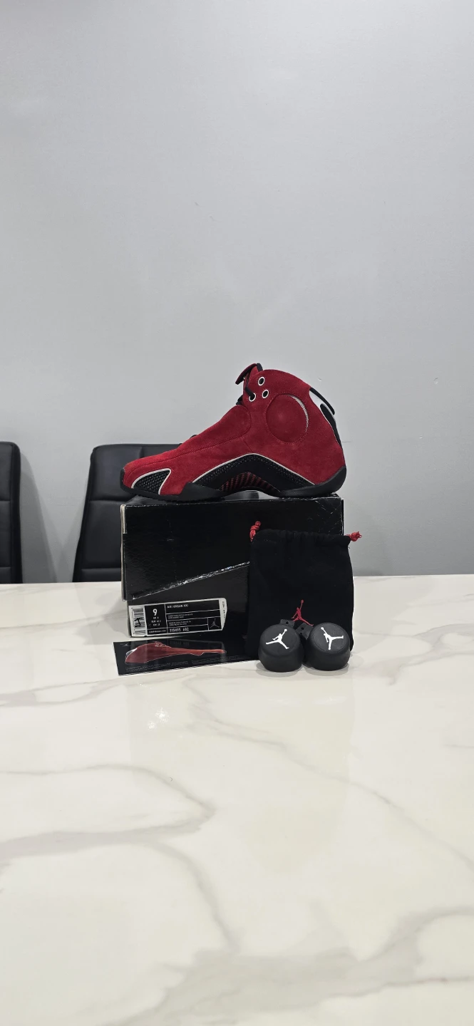 Air Jordan 21 toro red suede size 9 - photo 3