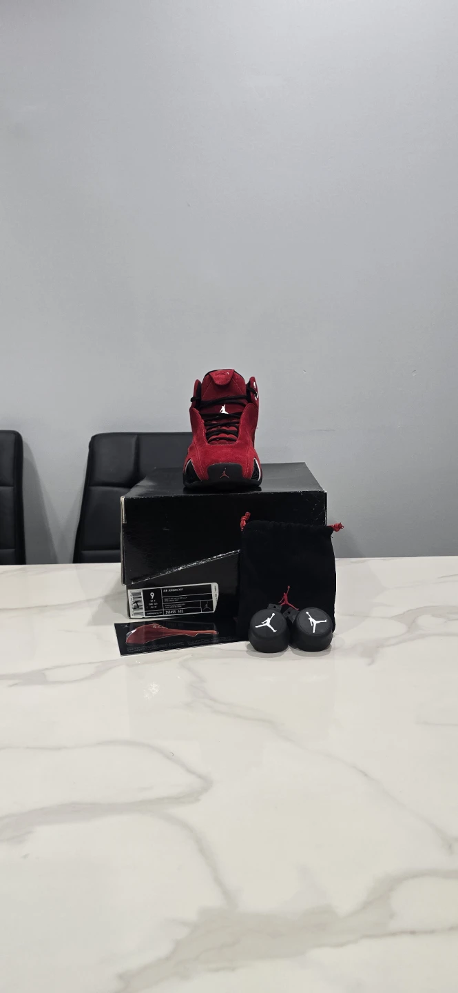 Air Jordan 21 toro red suede size 9 - photo 4