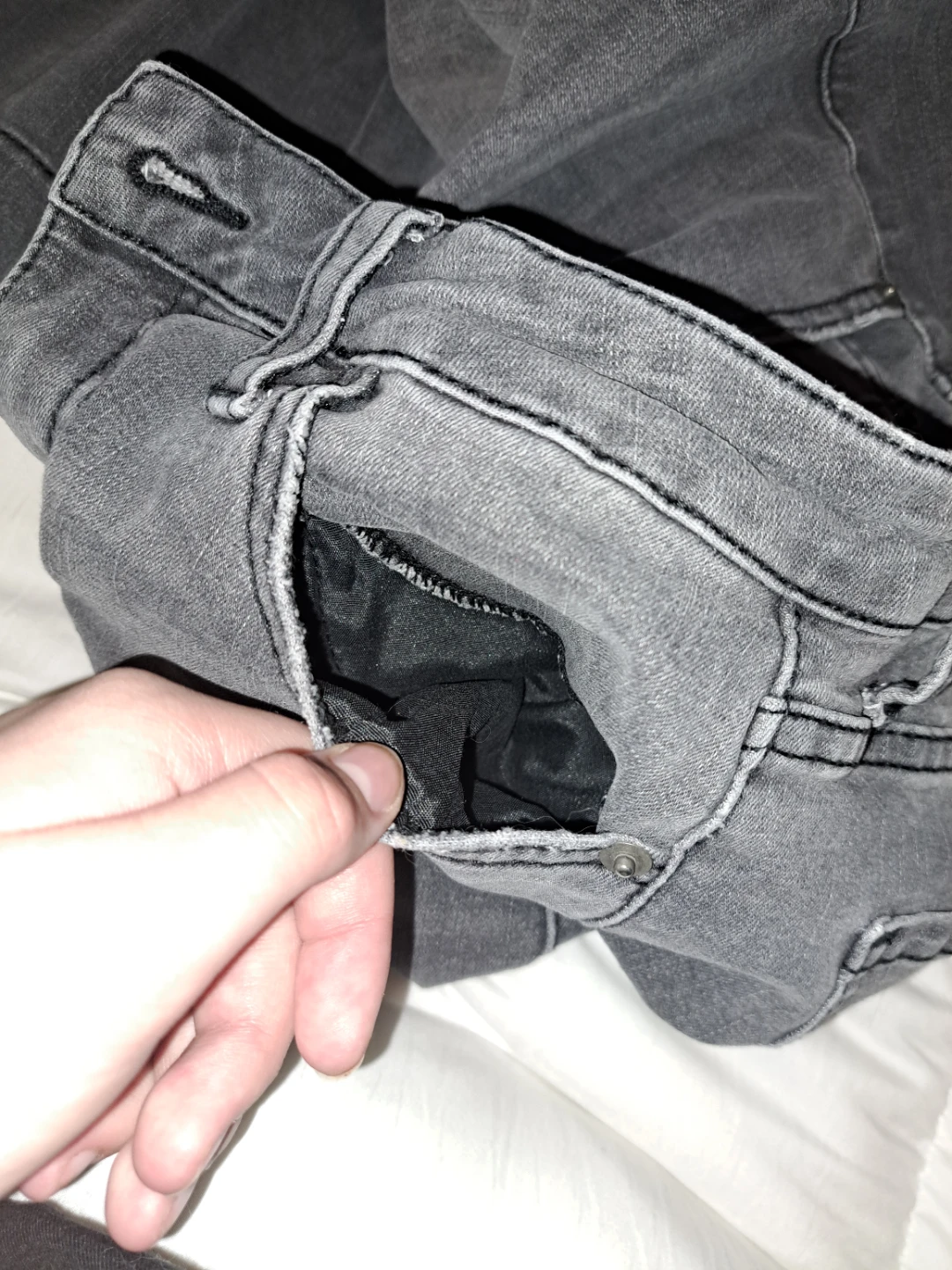 George Women's Wide Leg Jeans Size 6 Dark Grey - photo 2