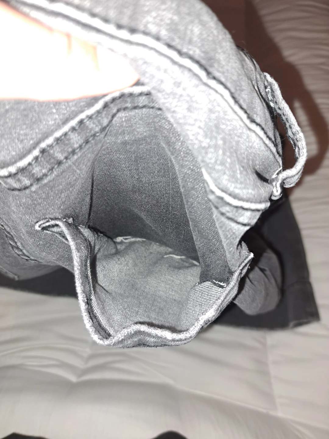 George Women's Wide Leg Jeans Size 6 Dark Grey - photo 4