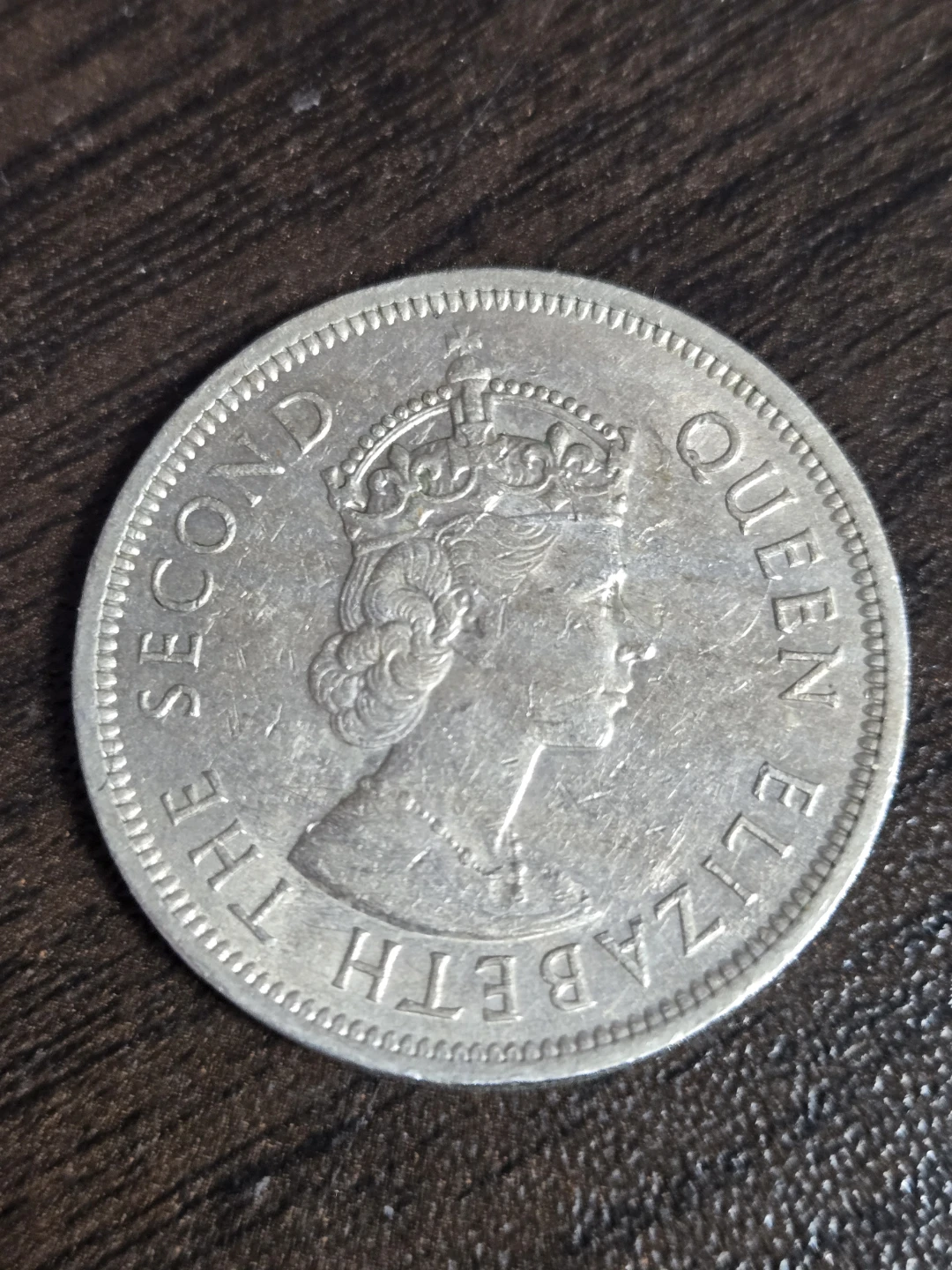 1960 Hong Kong One Dollar Coin