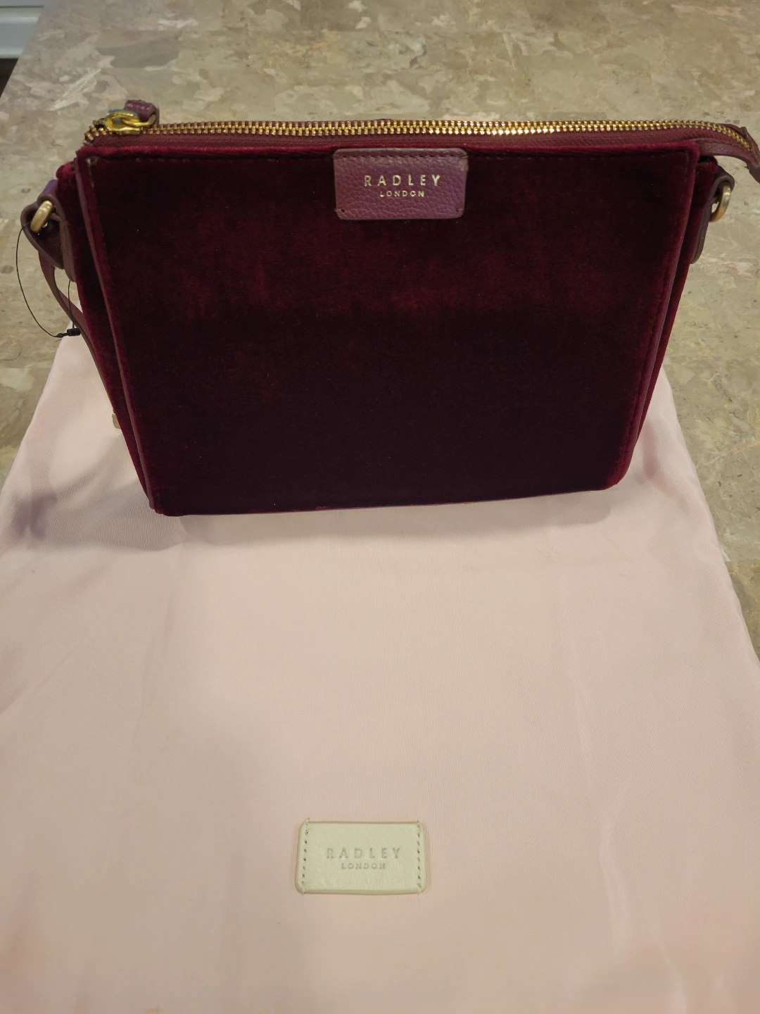 Radley London Velvet crossbody Bag & dust bag