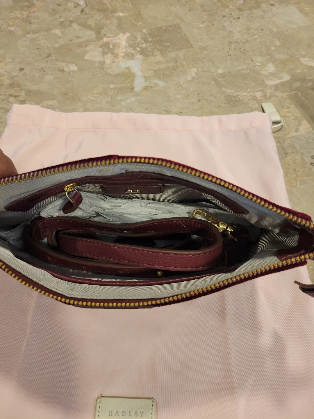 Radley London Velvet crossbody Bag & dust bag - photo 2