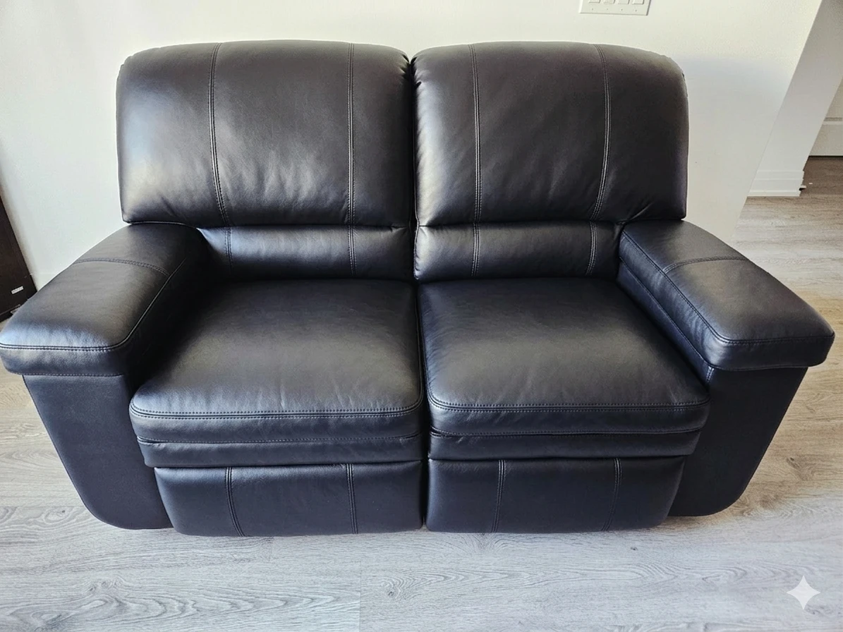 Leather Loveseat Recliner - Excellent Deal