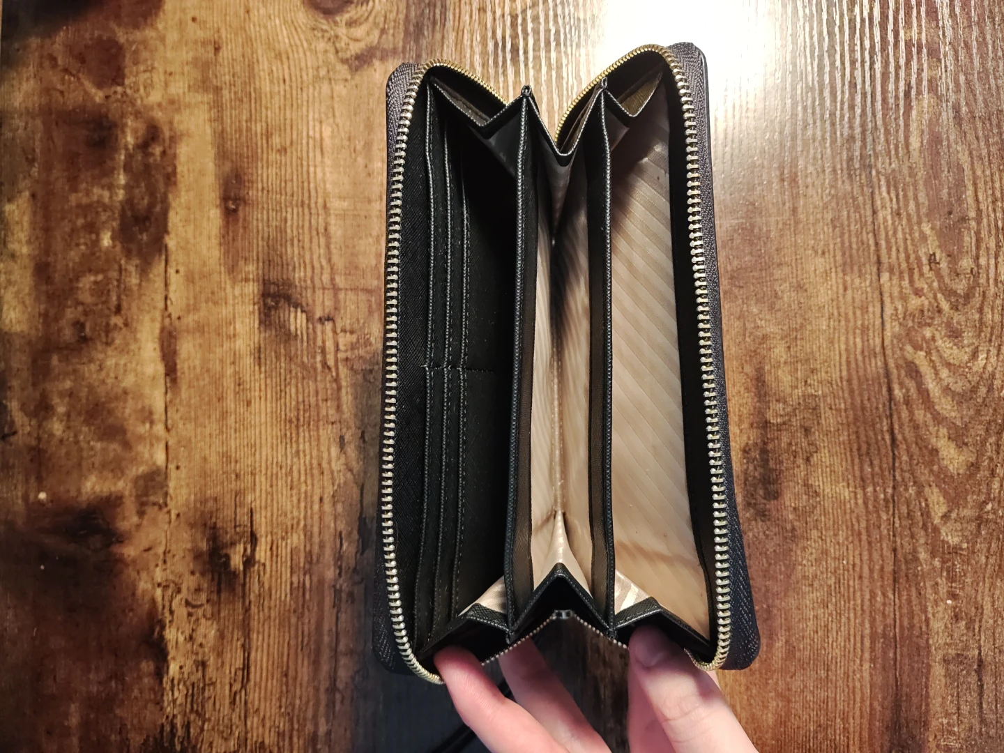 Black Wallet with Wrist Strap - photo 2