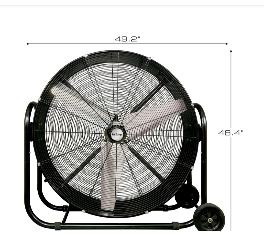 Hurricane Pro 42" High Velocity Drum Fan - photo 3