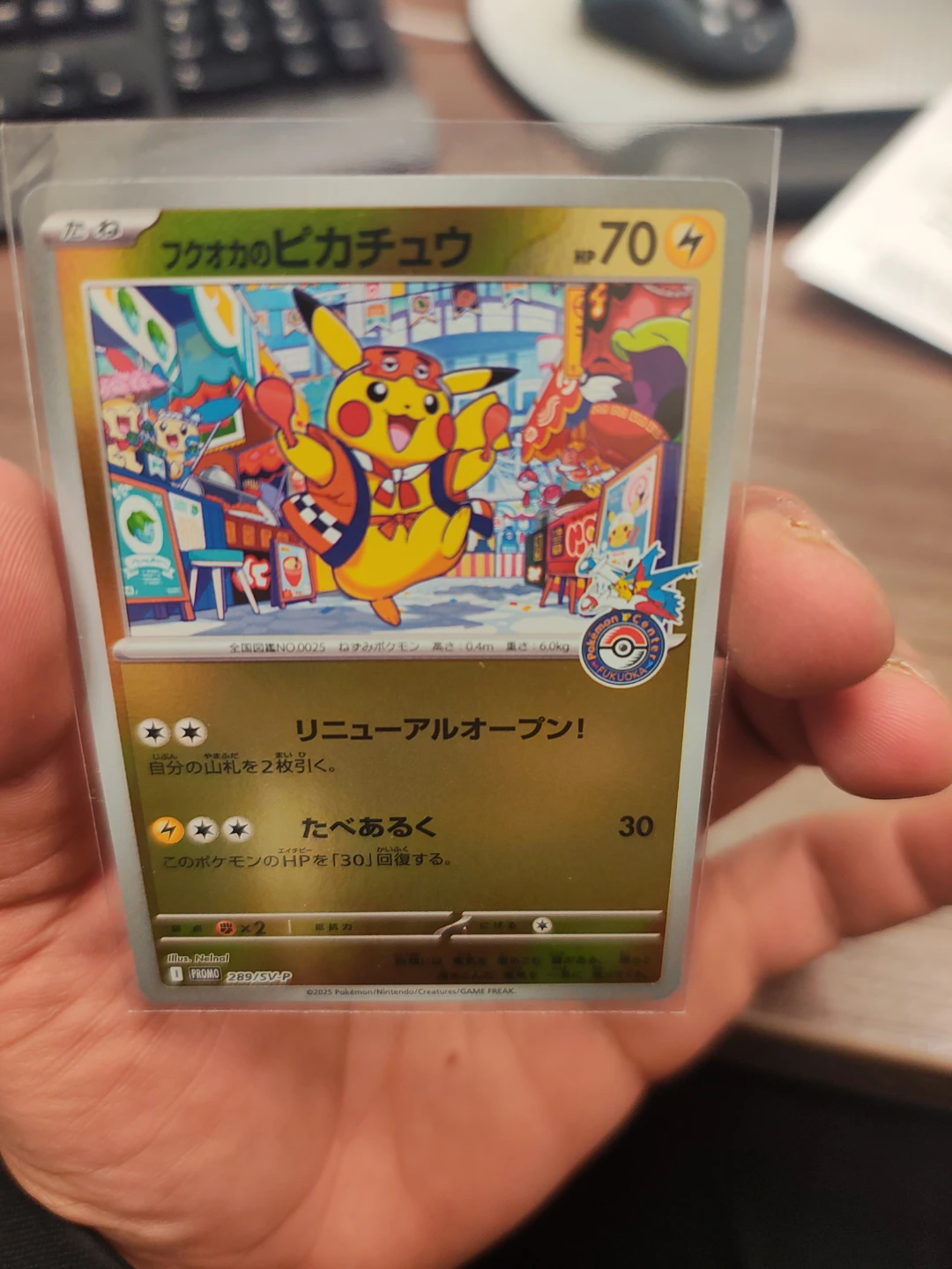 Pokemon Pikachu Card