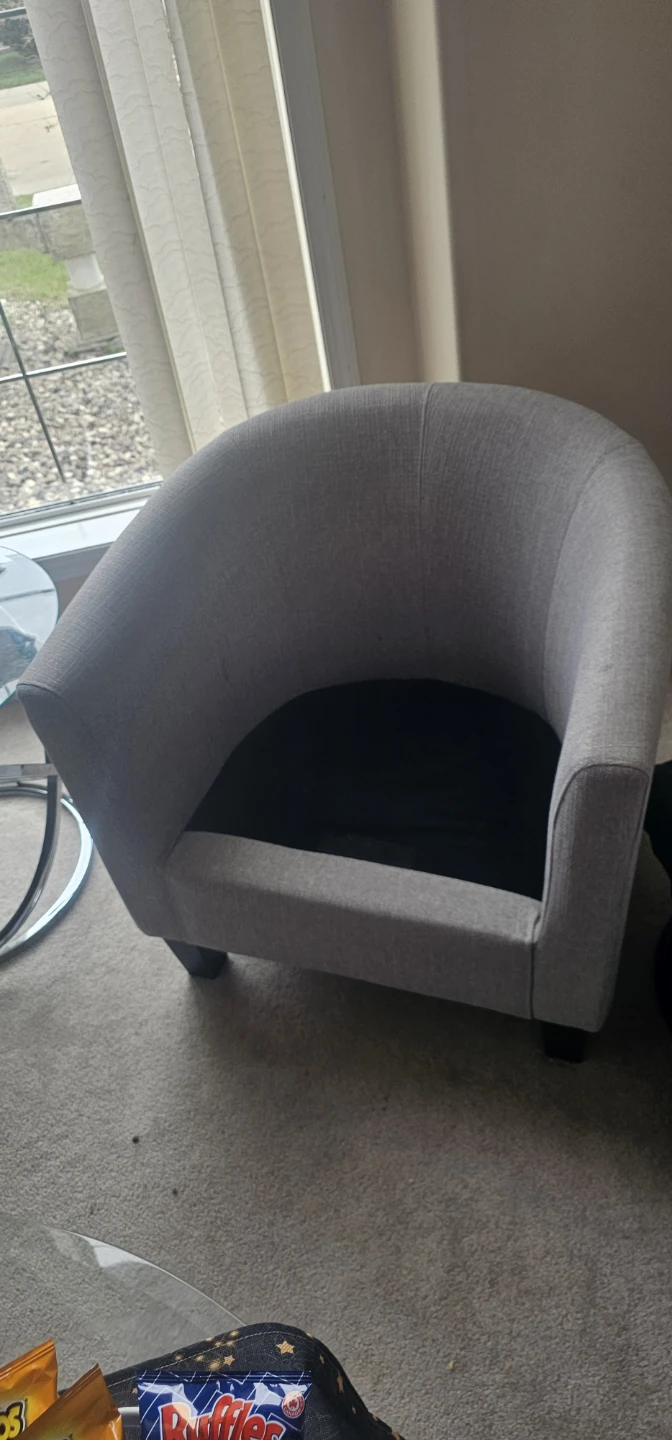 2x Enzo Accent Chair - Grey - photo 5