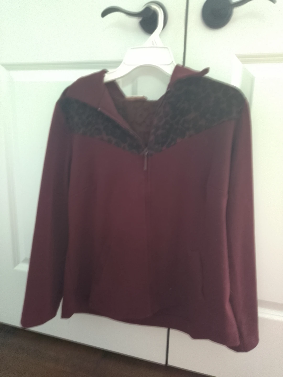 Maroon Pullover Hoodie ⚽