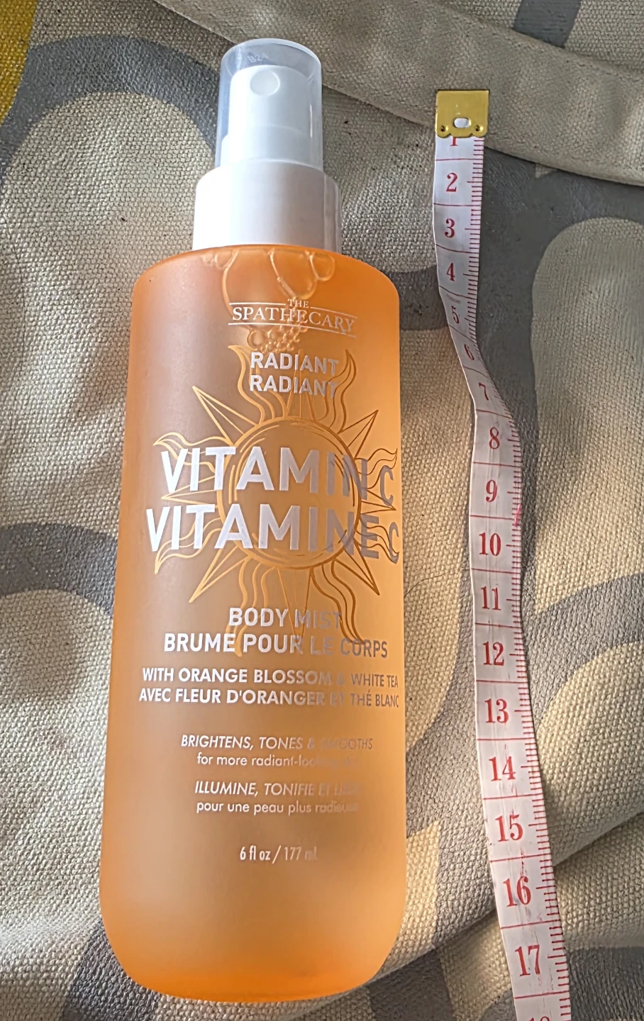 The Spathecary Radiant Vitamin C Body Mist ⚽