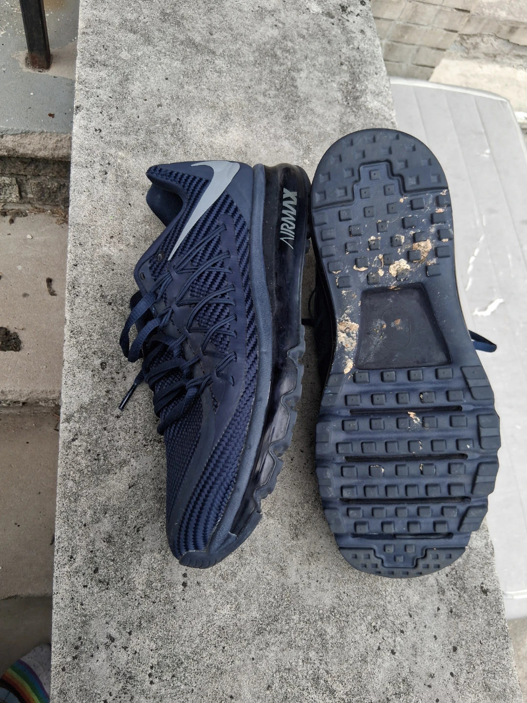 Nike Air Max Running Shoes - Navy Blue - photo 5