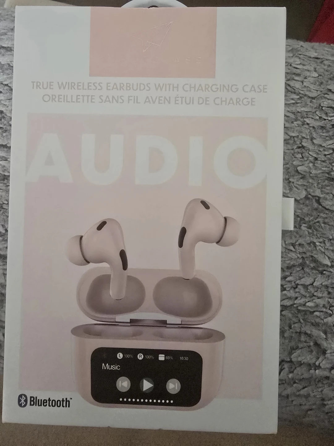 CITI True Wireless Bluetooth Earbuds with Charging Case - Pink