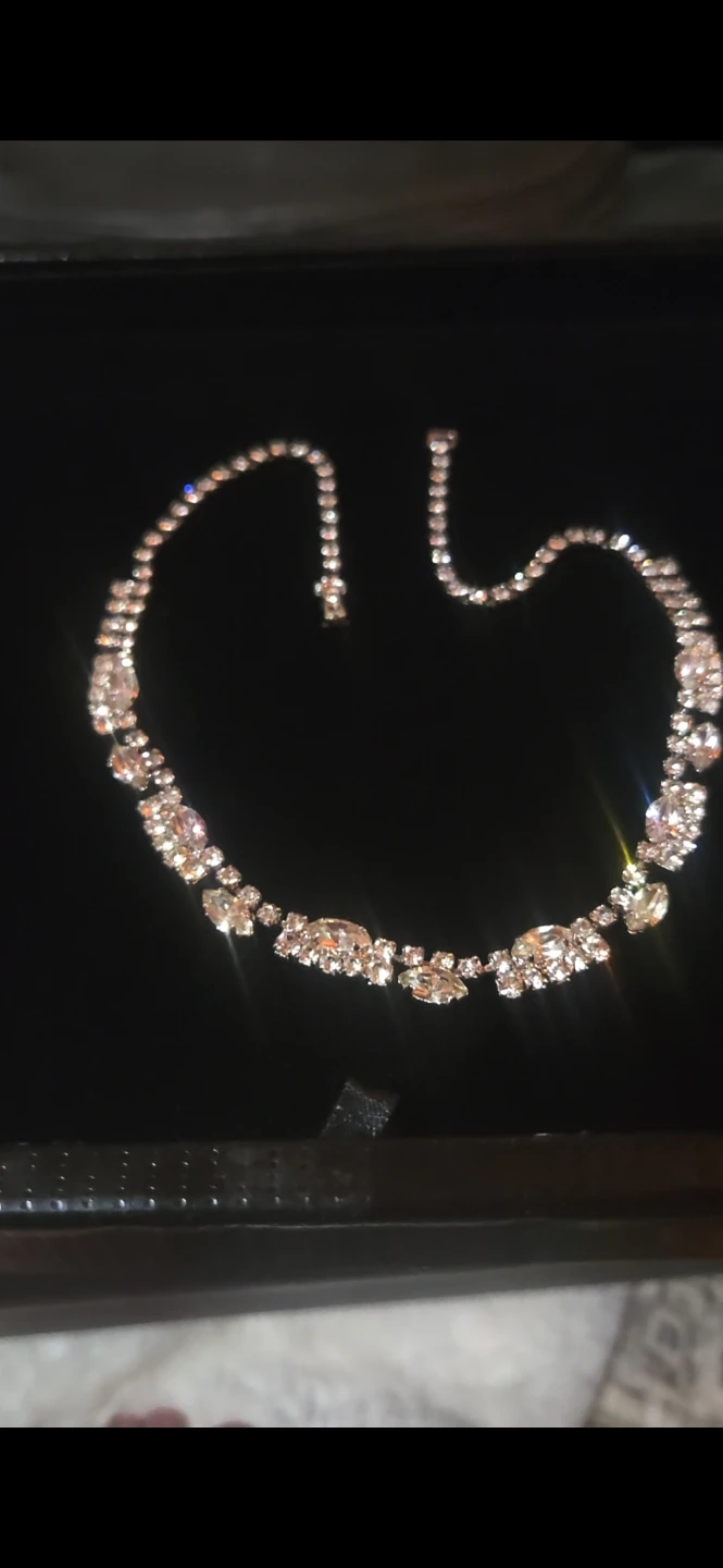 Absolutely gorgeous vintage rhinestone necklace - photo 2