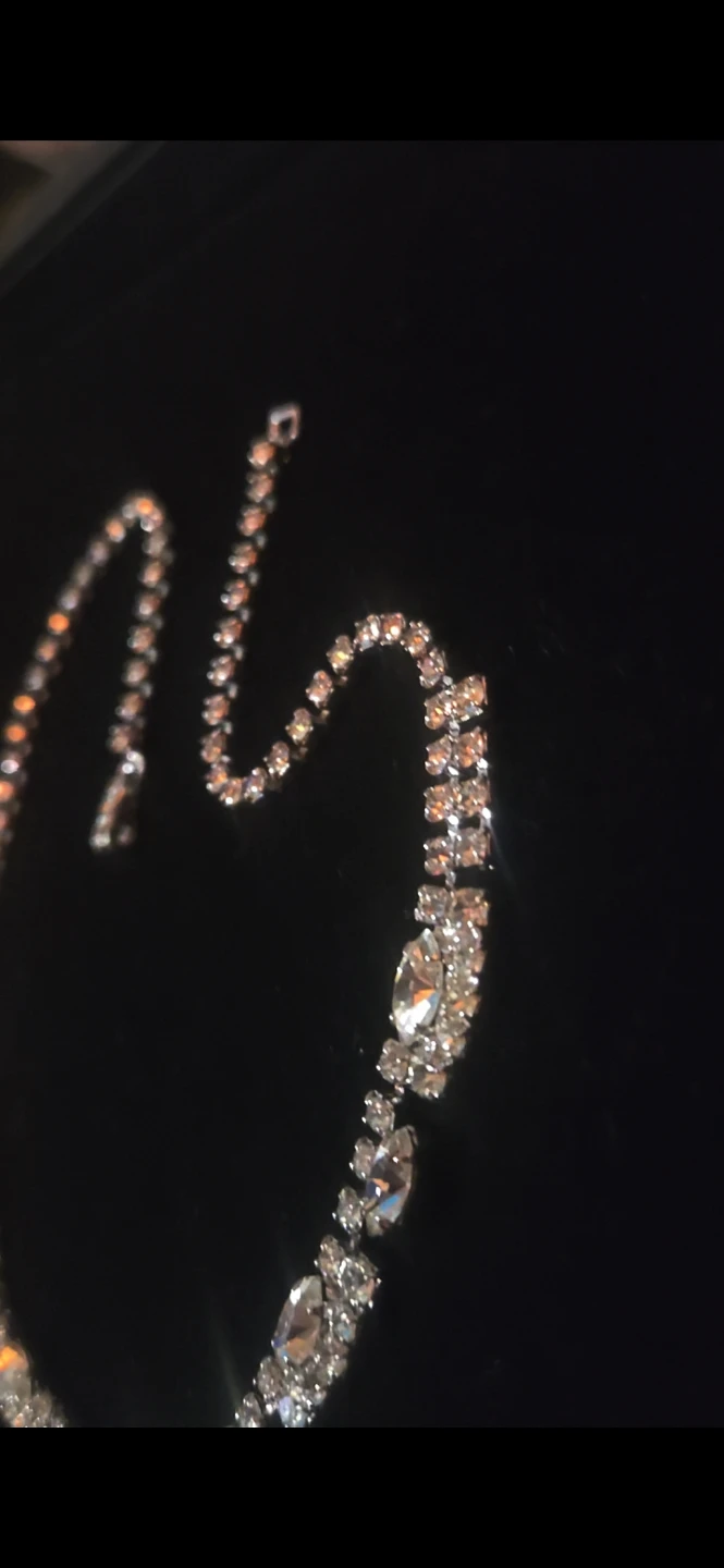 Absolutely gorgeous vintage rhinestone necklace - photo 3