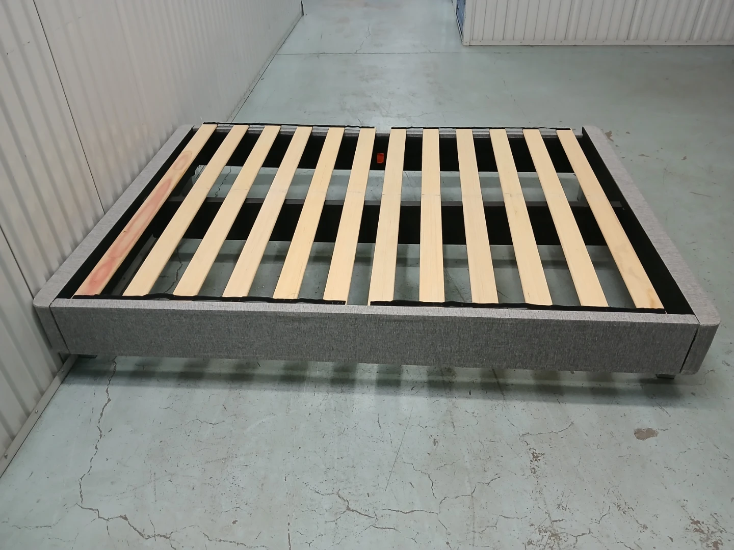 Full size Upholstered Bed Frame with Slats - photo 5