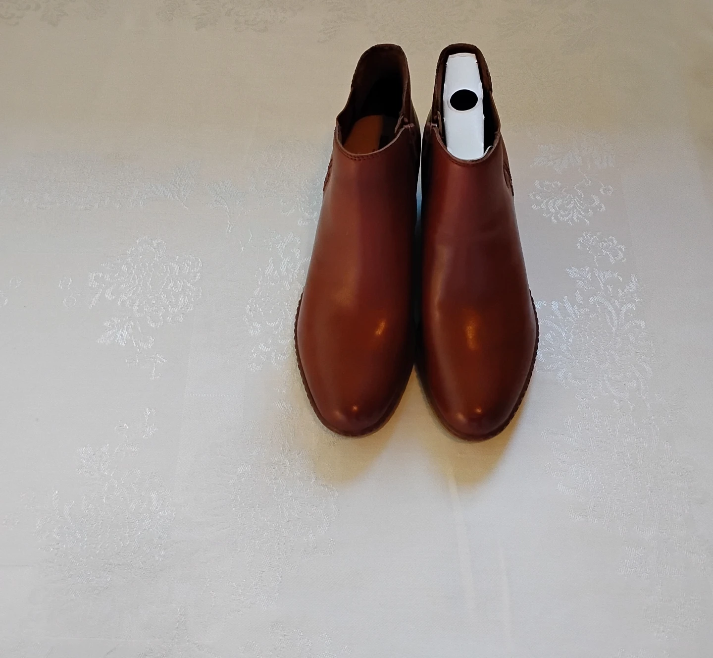 ⚽ Genuine Leather Wedge Ankle Boots - photo 3