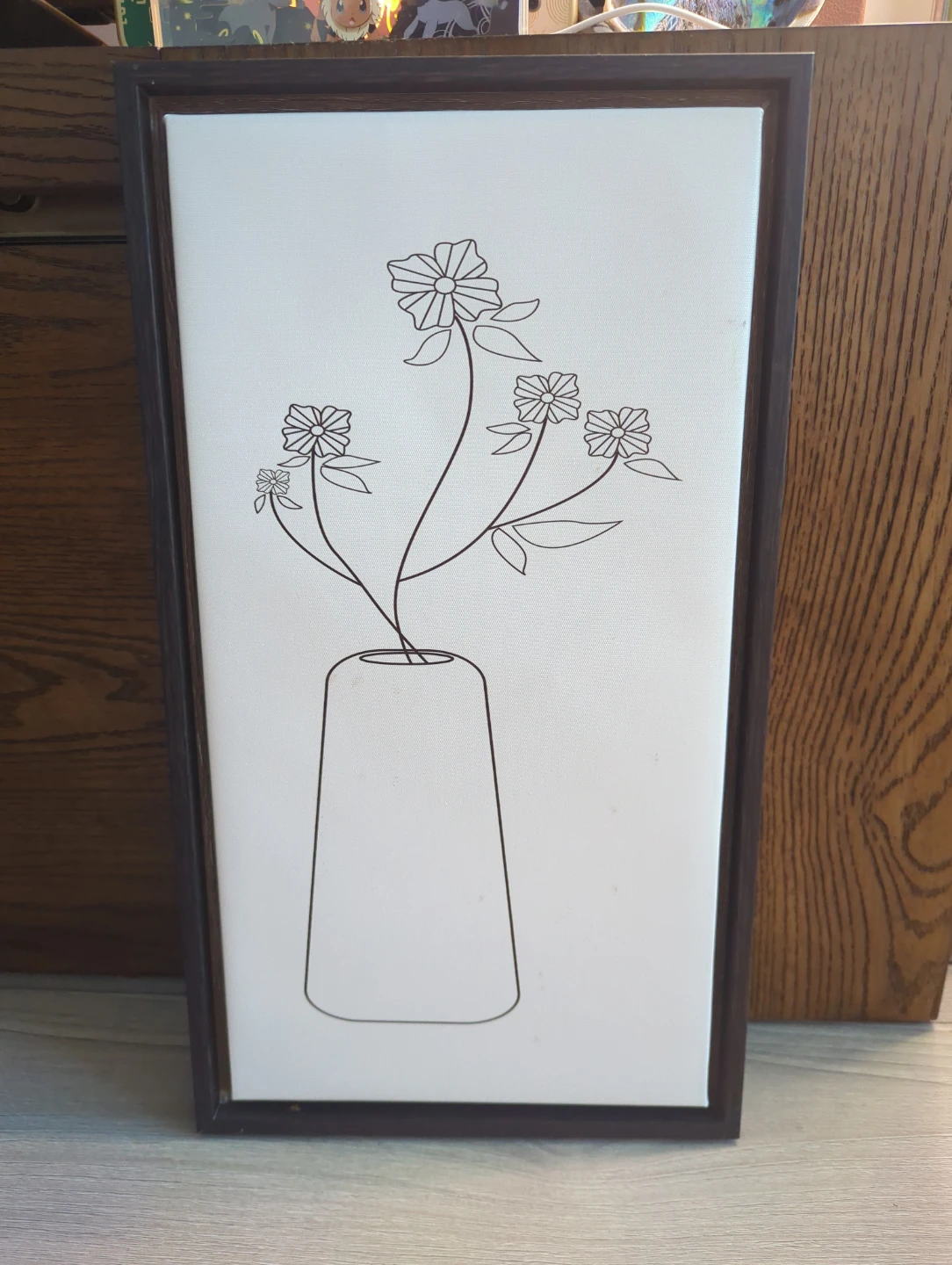 Framed Minimalist Floral Art Print #free ⚽