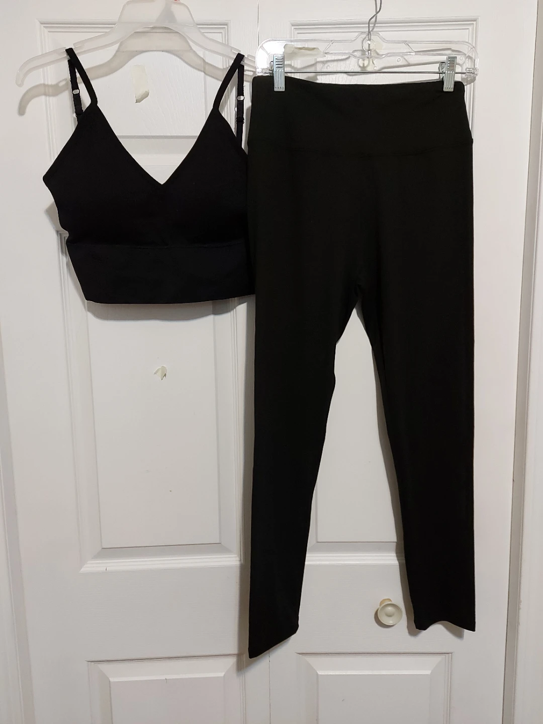 Black Workout Set - Sports Bra and Leggings - photo 2