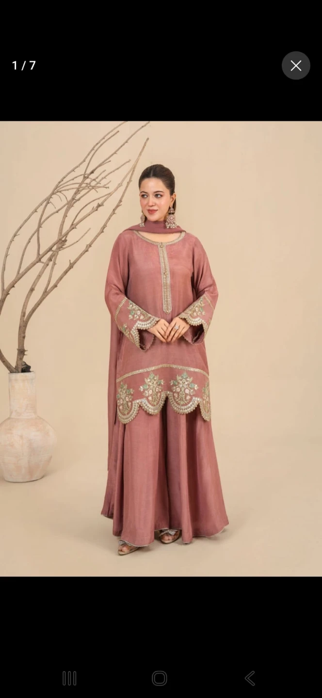 Embroidered 3 piece set