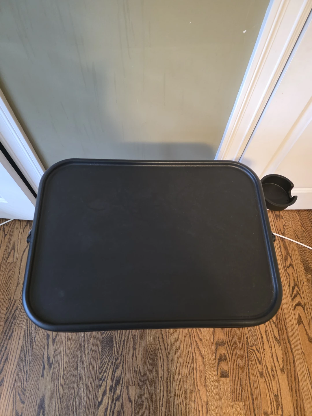 Adjustable Folding Laptop Desk / Snack Table with Cup Holder - photo 2