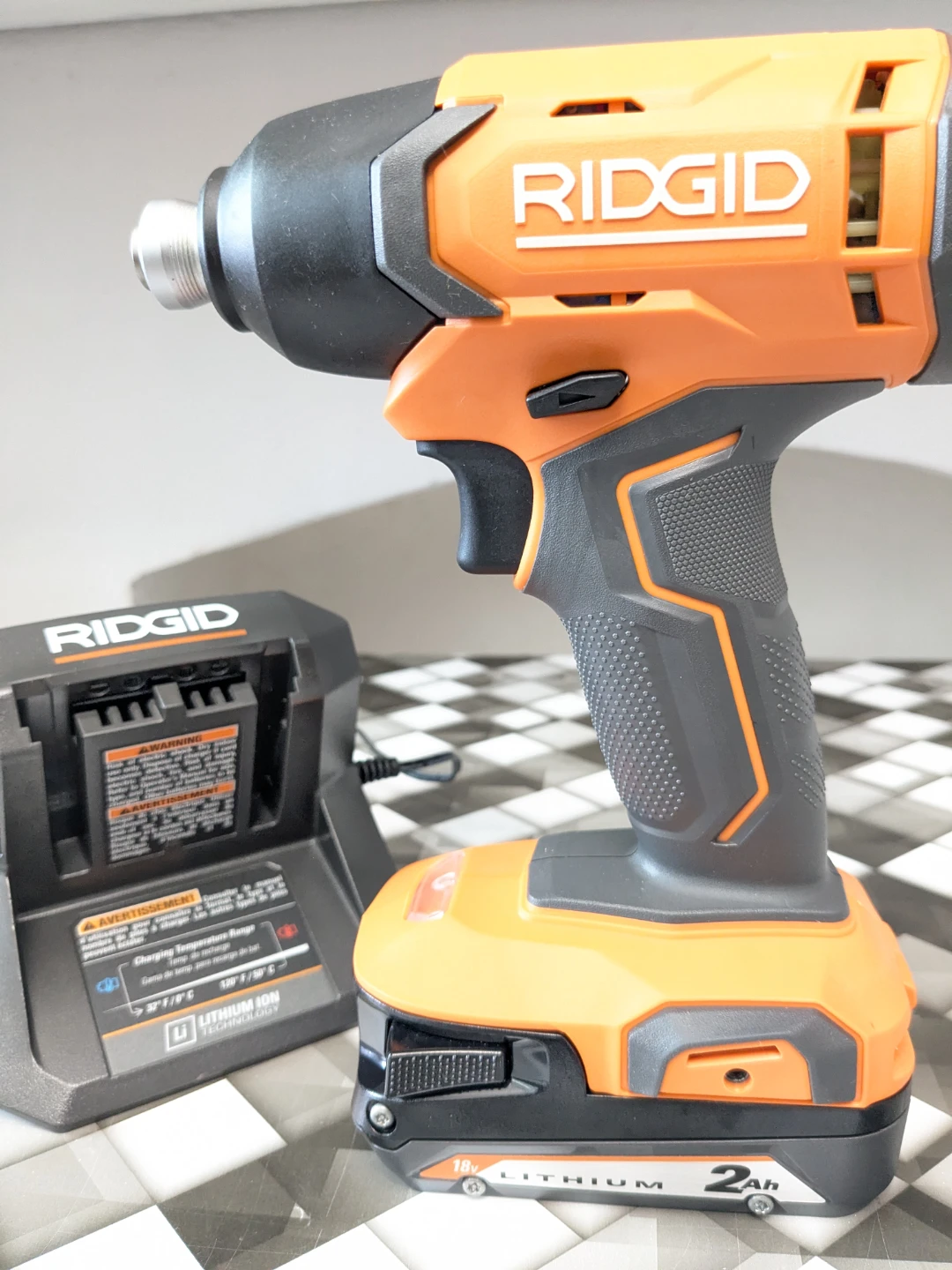 18V Ridgid Cordless Impact Drill Driver Combo