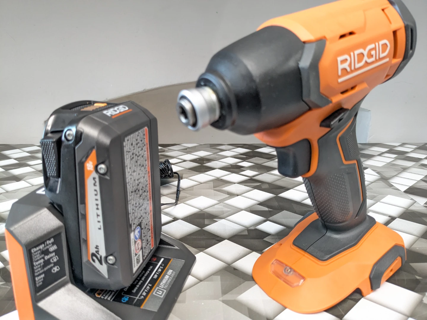 18V Ridgid Cordless Impact Drill Driver Combo - photo 3