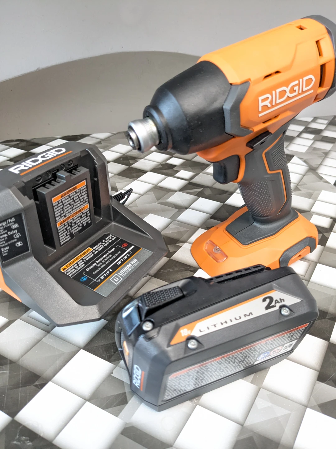 18V Ridgid Cordless Impact Drill Driver Combo - photo 4