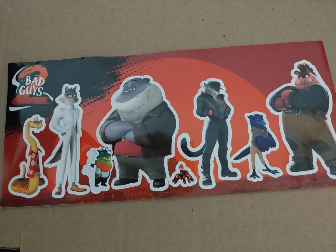 #freecycle The Bad Guys 2 Stickers