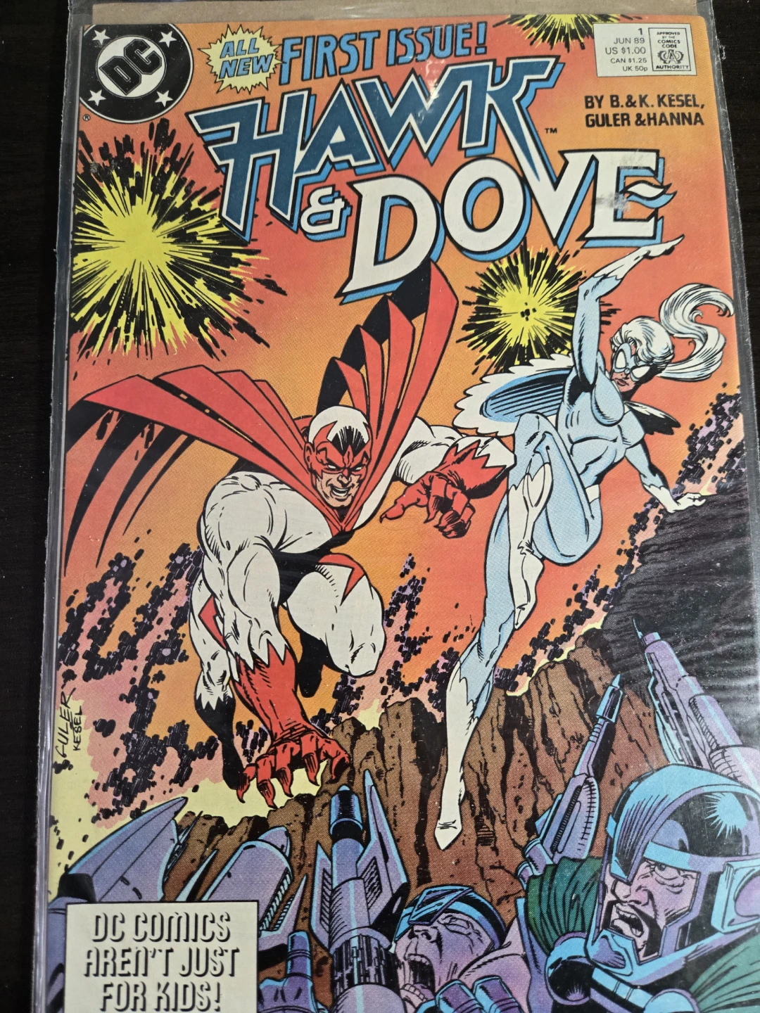 DC Comics Hawk & Dove First Issue #1 Comic Book