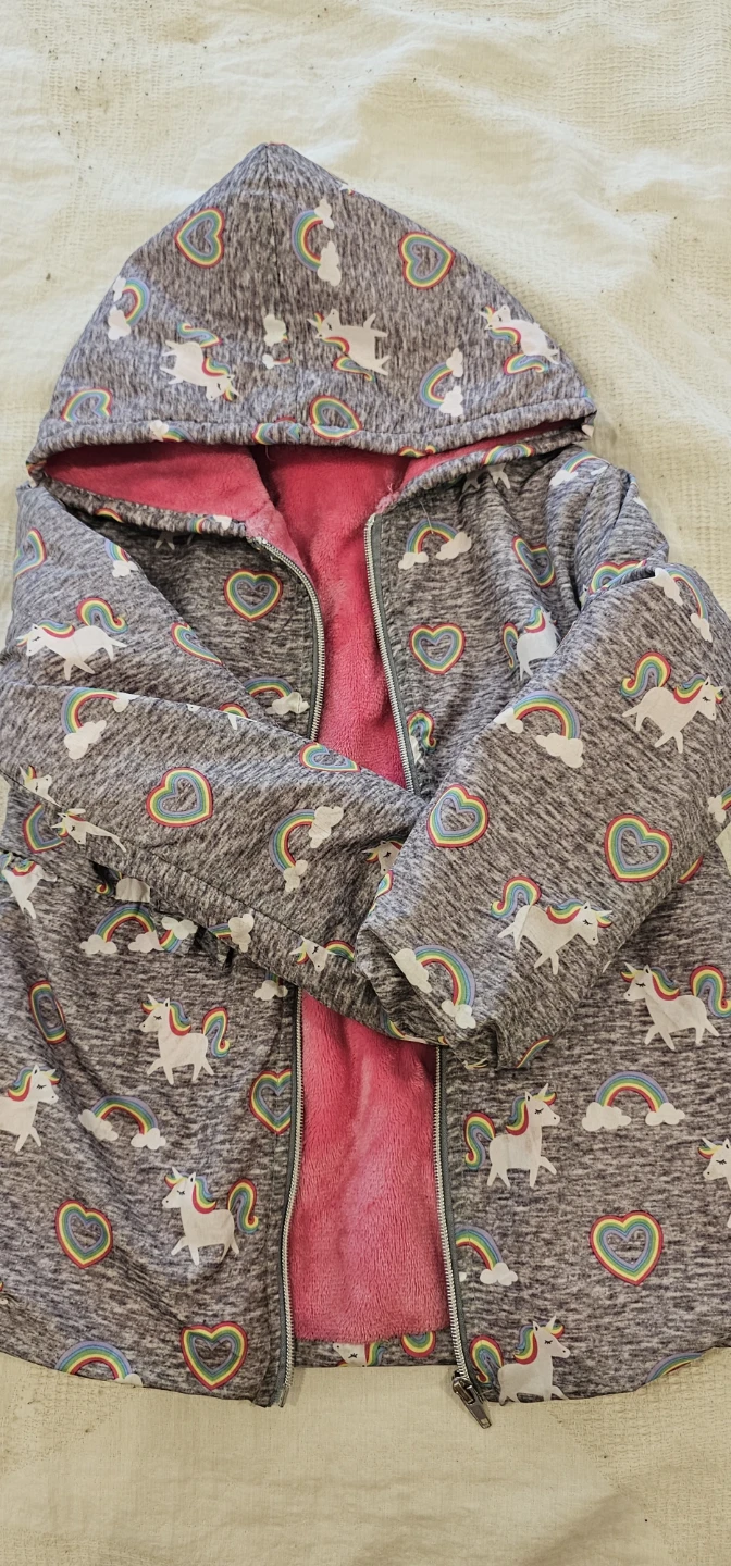 H&M Denim Jacket with Minnie Mouse Graphic