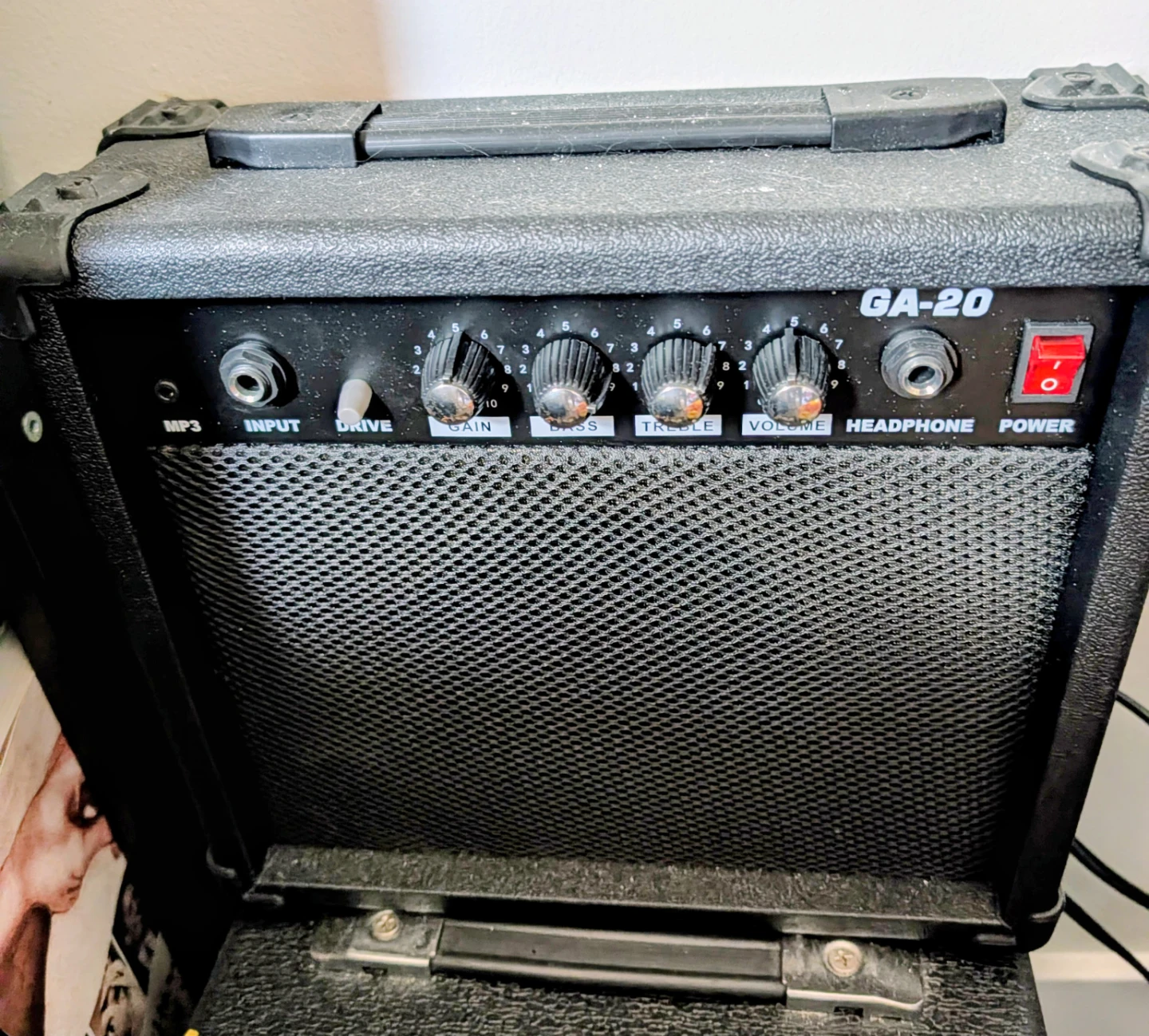 Black Electric Guitar with Amp - photo 4